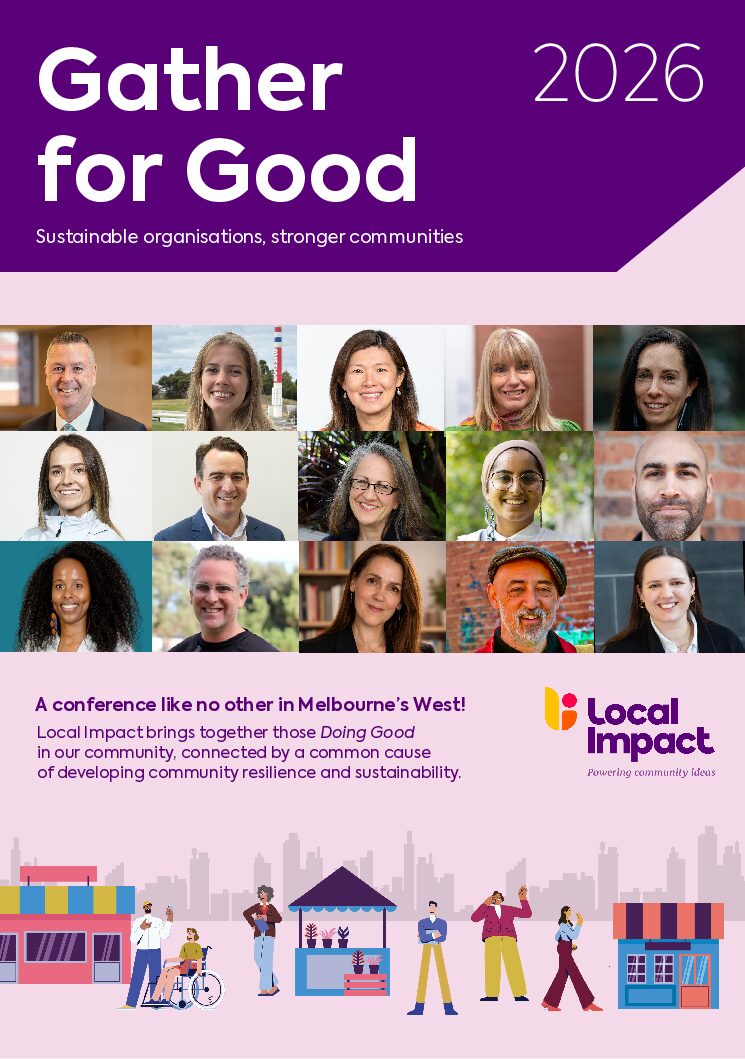 Program guide for Gather for Good 2026